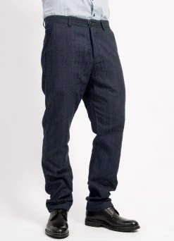 HANSEN GARMENTS EMIL | Work Trousers | Indigo -Deals Bottoms Store emil work trousers indigo i 240 779390