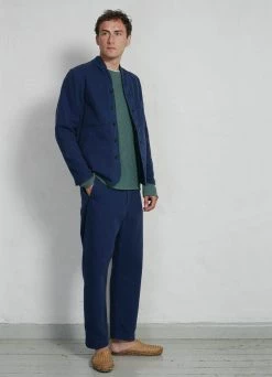 HANSEN GARMENTS ERLING | Refined Work Jacket | Work Blue 8 HANSEN GARMENTS ERLING | Refined Work Jacket | Work Blue -Deals Bottoms Store erling refined work jacket work blue hansen garments 193372