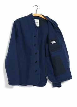 HANSEN GARMENTS ERLING | Refined Work Jacket | Work Blue 10 HANSEN GARMENTS ERLING | Refined Work Jacket | Work Blue -Deals Bottoms Store erling refined work jacket work blue hansen garments 890485