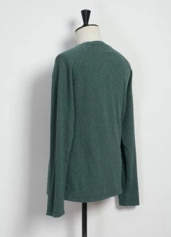 HANSEN GARMENTS FELIX | Raglan Long Sleeve T-shirt | Eucalyptus -Deals Bottoms Store felix raglan long sleeve t shirt eucalyptus hansen garments 254354