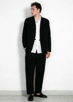 HANSEN GARMENTS FOLKE | Scarecrow´s Jacket | Black -Deals Bottoms Store folke scarecrows jacket black hansen garments 443852