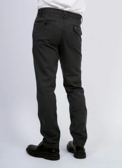 HANSEN GARMENTS FRANK | Regular Fit Trousers | Graphite -Deals Bottoms Store frank regular fit trousers graphite 255 179263