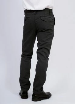 HANSEN GARMENTS FRANK | Regular Fit Trousers | Graphite -Deals Bottoms Store frank regular fit trousers graphite 255 602814