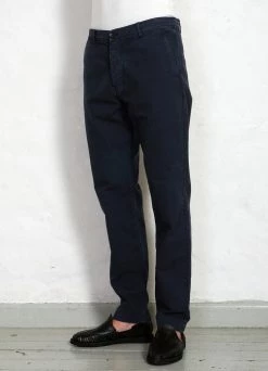 HANSEN GARMENTS FRED | Regular Cut Work Trousers | Black Navy -Deals Bottoms Store fred regular cut work trousers black navy hansen garments 711889