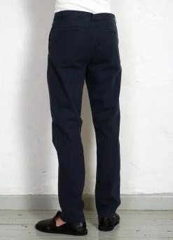 HANSEN GARMENTS FRED | Regular Cut Work Trousers | Black Navy -Deals Bottoms Store fred regular cut work trousers black navy hansen garments 820418