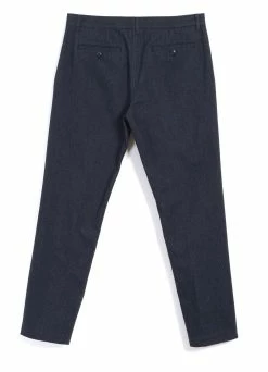 HANSEN GARMENTS FRED | Regular Fit Trousers | Brushed Blue -Deals Bottoms Store fred regular fit trousers brushed blue hansen garments 278790