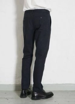 HANSEN GARMENTS FRED | Regular Fit Trousers | Brushed Blue -Deals Bottoms Store fred regular fit trousers brushed blue hansen garments 432107