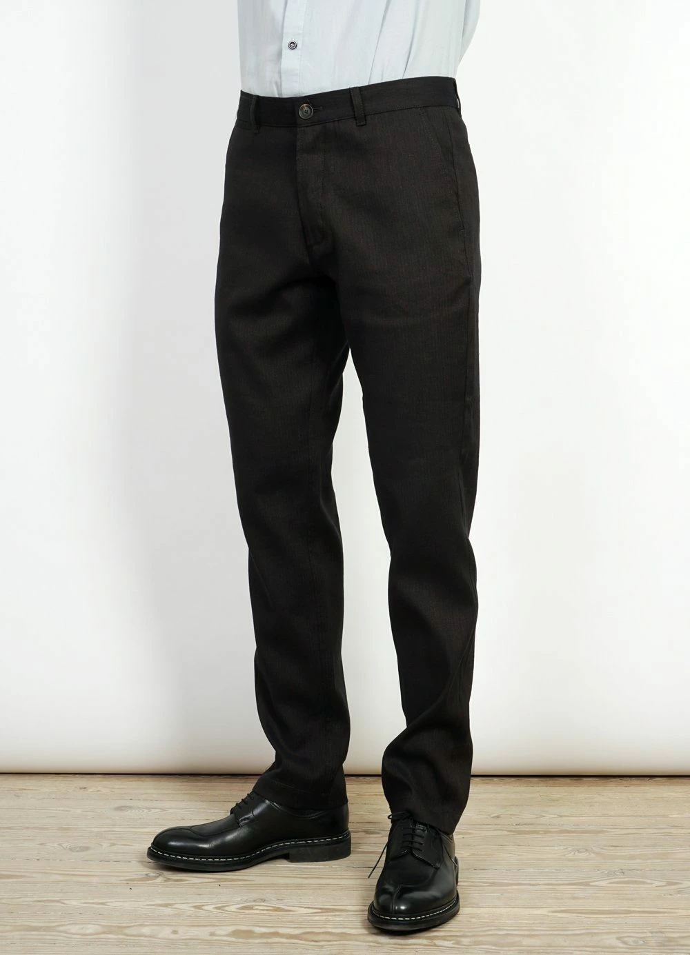 HANSEN GARMENTS FRED | Regular Fit Trousers | Coffee Melange 3 HANSEN GARMENTS FRED | Regular Fit Trousers | Coffee Melange - Image 3