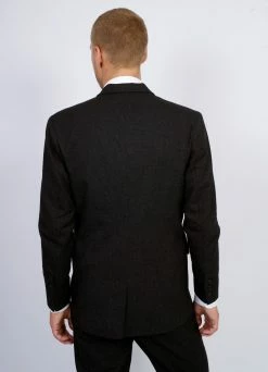 HANSEN GARMENTS FREDE | Pointed Lapel 2-Button Blazer | Slate -Deals Bottoms Store frede pointed lapel 2 button blazer slate 430 321437