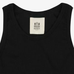 HEMEN BIARRITZ GARI | Organic Tank Top | Black 8 HEMEN BIARRITZ GARI | Organic Tank Top | Black -Deals Bottoms Store gari organic tank top black hemen biarritz 817366