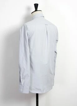 HANSEN GARMENTS HAAKON | Hidden Button Down Shirt | Silver 7 HANSEN GARMENTS HAAKON | Hidden Button Down Shirt | Silver -Deals Bottoms Store haakon hidden button down shirt silver hansen garments 410595