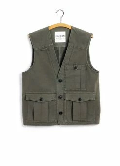 HANSEN GARMENTS HEKTOR | Utility Vest | Green