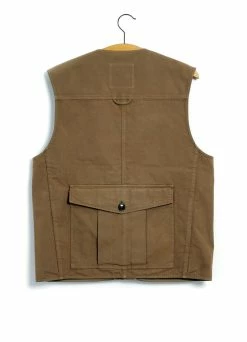 HANSEN GARMENTS HEKTOR | Utility Vest | Khaki -Deals Bottoms Store hektor utility vest khaki hansen garments 545666