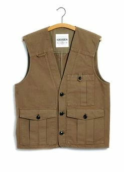 HANSEN GARMENTS HEKTOR | Utility Vest | Khaki