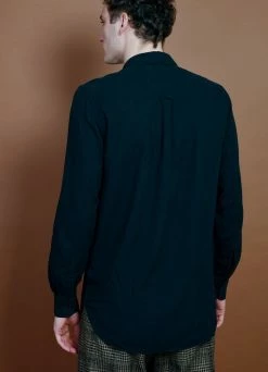 HANSEN GARMENTS HENNING | Casual Classic Shirt | Black -Deals Bottoms Store henning casual classic shirt black hansen garments 545621