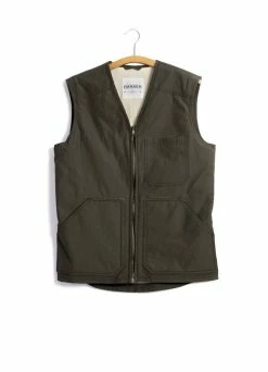 HANSEN GARMENTS HERBERT | Lined Zipper Work Waistcoat | Tech Army