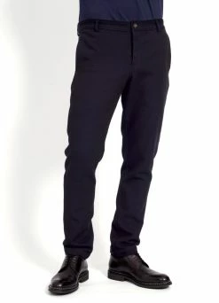 HANSEN GARMENTS IVAN | Slim Fit Trousers | Deep Indigo 10 HANSEN GARMENTS IVAN | Slim Fit Trousers | Deep Indigo -Deals Bottoms Store ivan slim fit trousers deep indigo 265 134254