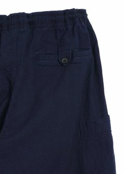 HANSEN GARMENTS JACK | Casual Drawstring Pants | Waffle Indigo -Deals Bottoms Store jack casual drawstring pants waffle indigo hansen garments 270681