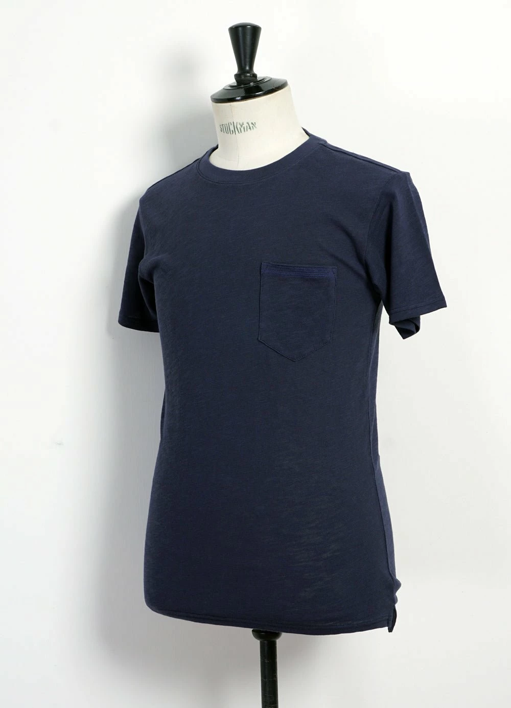 HANSEN GARMENTS JAMES | Crew Neck Pocket T | Blue 2 HANSEN GARMENTS JAMES | Crew Neck Pocket T | Blue - Image 2