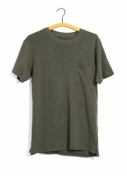 HANSEN GARMENTS JAMES | Crew Neck Pocket T | Green