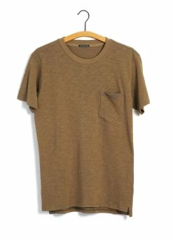 HANSEN GARMENTS JAMES | Crew Neck Pocket T | Khakish