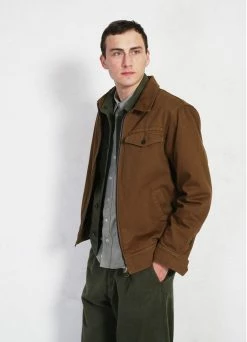 HANSEN GARMENTS JARLE | Casual Zipper Jacket | Nut 12 HANSEN GARMENTS JARLE | Casual Zipper Jacket | Nut -Deals Bottoms Store jarle casual zipper jacket nut hansen garments 173870