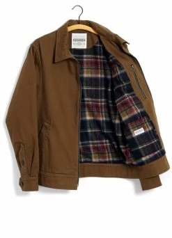 HANSEN GARMENTS JARLE | Casual Zipper Jacket | Nut 9 HANSEN GARMENTS JARLE | Casual Zipper Jacket | Nut -Deals Bottoms Store jarle casual zipper jacket nut hansen garments 856681