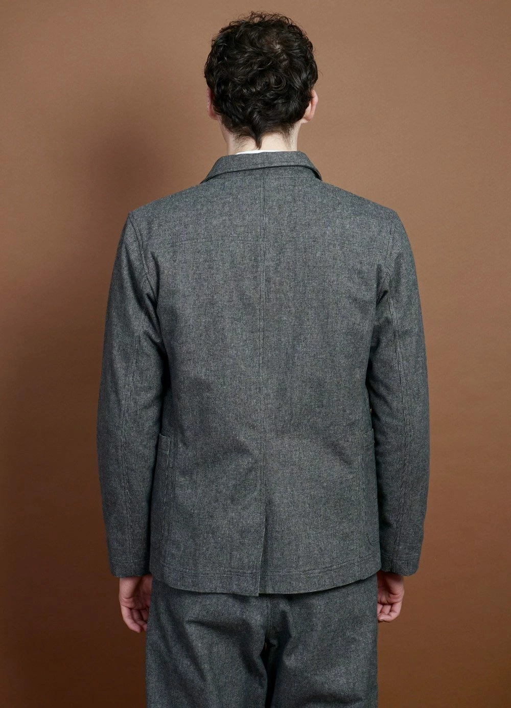 HANSEN GARMENTS JASPER | Casual Everyday Jacket Blazer | Gravel 3 HANSEN GARMENTS JASPER | Casual Everyday Jacket Blazer | Gravel - Image 3