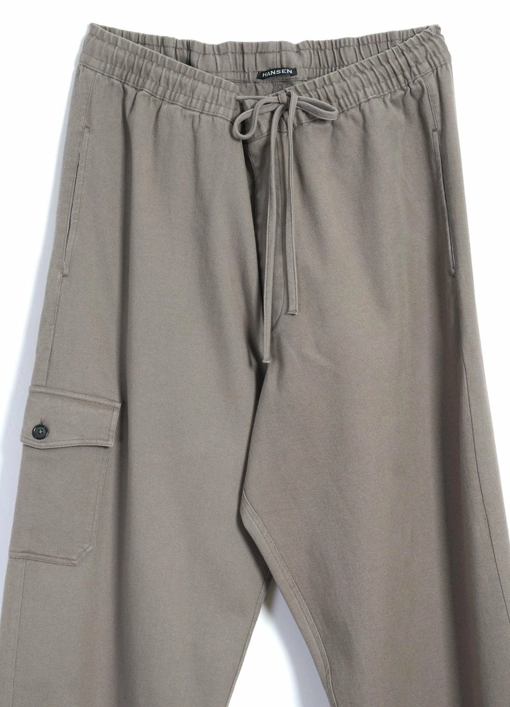 HANSEN GARMENTS JIMMY | Casual Cargo Drawstring Pants | Light Grey 4 HANSEN GARMENTS JIMMY | Casual Cargo Drawstring Pants | Light Grey - Image 4