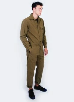 HANSEN GARMENTS JOAKIM | Regular Fit Coverall | Desert -Deals Bottoms Store joakim regular fit coverall desert 450 524270