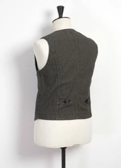 HANSEN GARMENTS KAJ | Casual Waistcoat | Black Sand -Deals Bottoms Store kaj casual waistcoat black sand hansen garments 783622