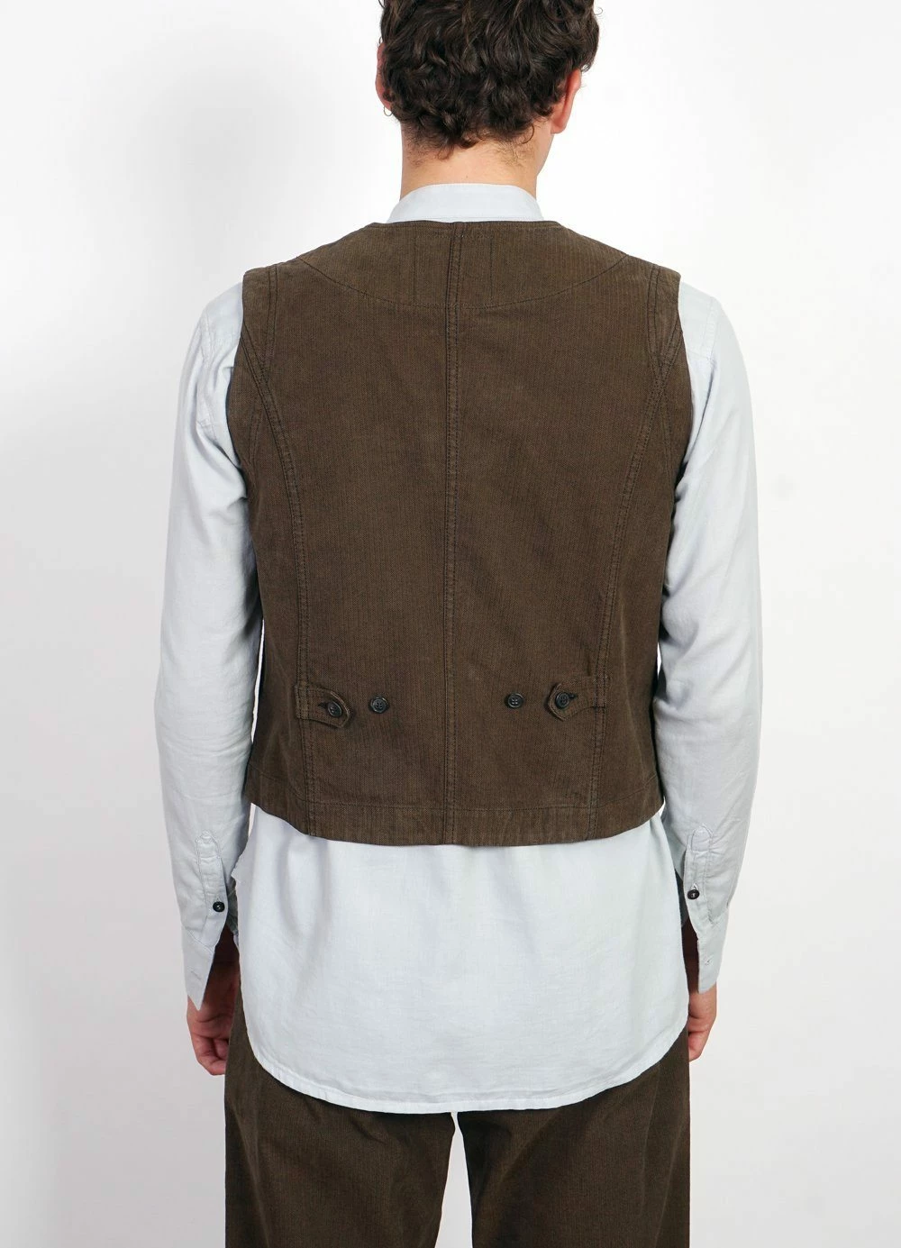 HANSEN GARMENTS KAJ | Casual Waistcoat | Nut 3 HANSEN GARMENTS KAJ | Casual Waistcoat | Nut - Image 3