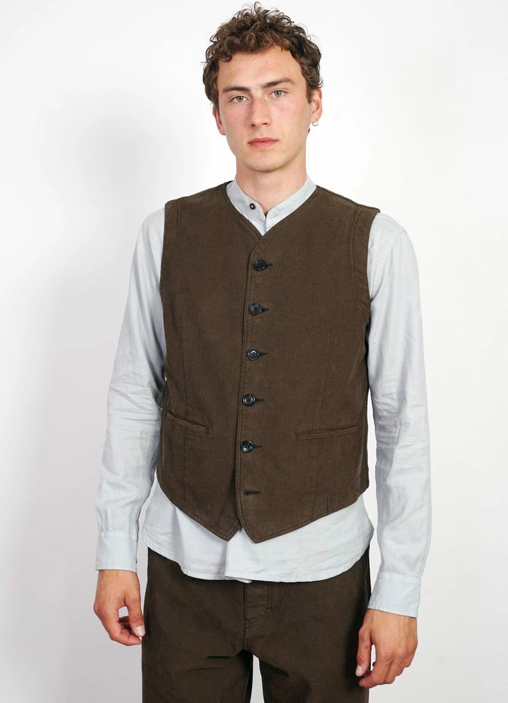 HANSEN GARMENTS KAJ | Casual Waistcoat | Nut 2 HANSEN GARMENTS KAJ | Casual Waistcoat | Nut - Image 2