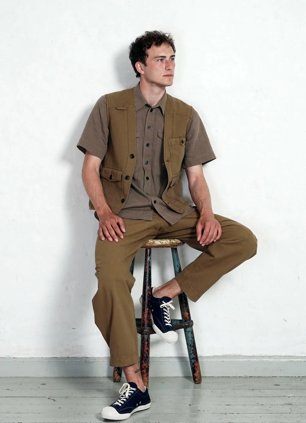 HANSEN GARMENTS KARLO | Wide Cut Utility Trousers | Khaki 8 HANSEN GARMENTS KARLO | Wide Cut Utility Trousers | Khaki - Image 8