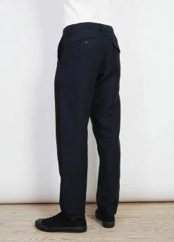 HANSEN GARMENTS KEN | Wide Cut Trousers| 3-Tone Blue -Deals Bottoms Store ken wide cut trousers 3 tone blue 484918