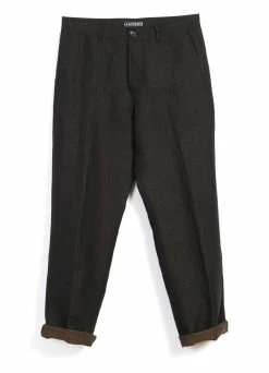 HANSEN GARMENTS KEN | Wide Cut Trousers| Brown 6 HANSEN GARMENTS KEN | Wide Cut Trousers| Brown -Deals Bottoms Store ken wide cut trousers brown 962564