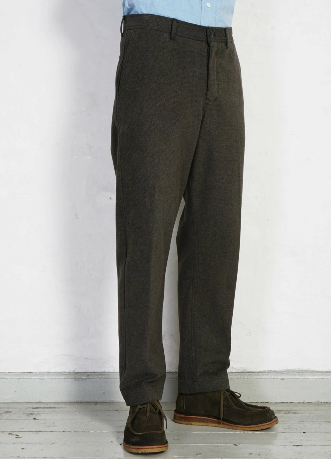 HANSEN GARMENTS KEN | Wide Cut Trousers | Greenish 2 HANSEN GARMENTS KEN | Wide Cut Trousers | Greenish - Image 2