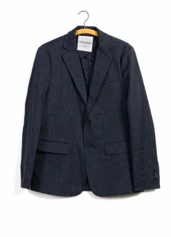 HANSEN GARMENTS KRISTIAN | Two Button Blazer | Navy Melange