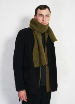 HANSEN GARMENTS LARS | Rib Stitch Scarf | Garden -Deals Bottoms Store lars rib stitch scarf garden hansen garments 728663