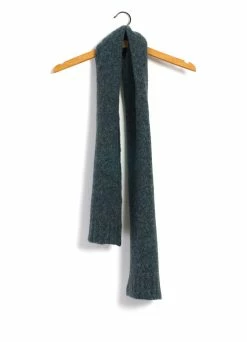 HANSEN GARMENTS LARS | Rib Stitch Scarf | Petrolium