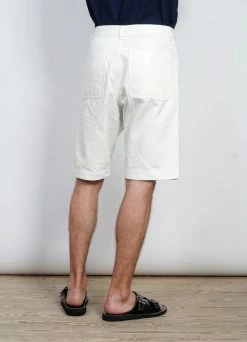 HANSEN GARMENTS LENNY | Casual Work Shorts | Ecru -Deals Bottoms Store lenny casual work shorts ecru 177497