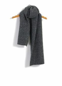 HANSEN GARMENTS LUIS | Knitted Scarf | Ashes -Deals Bottoms Store luis knitted scarf ashes hansen garments 346290