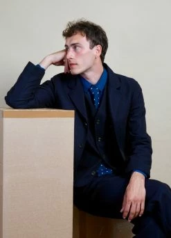 HANSEN GARMENTS LUKAS | Casual Blazer | Indigo -Deals Bottoms Store lukas casual blazer indigo hansen garments 470485