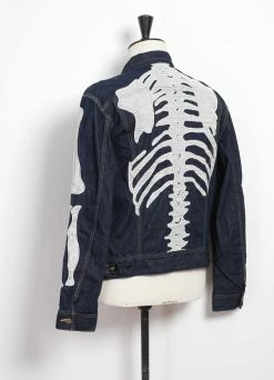 KAPITAL MEXICAN TUXEDO | 11.5oz Westerner Denim Jacket | Indigo -Deals Bottoms Store mexican tuxedo 115oz westerner denim jacket indigo kapital 773101