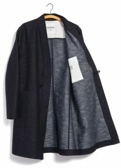 HANSEN GARMENTS MIKAEL | Denim Like Scarecrow’s Coat | True Blue -Deals Bottoms Store mikael denim like scarecrows coat true blue hansen garments 773786