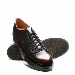 Solovair MONKEY SHOE | 7 Eye | Burgundy Rub-Off -Deals Bottoms Store monkey shoe 7 eye burgundy rub off solovair 319037