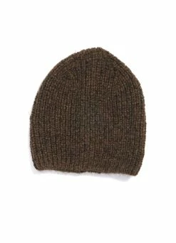 HANSEN GARMENTS MONS | Knitted Beanie | Tobacco -Deals Bottoms Store mons knitted beanie tobacco hansen garments 666885