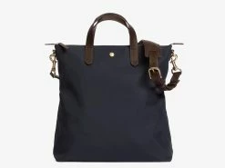 MISMO M/S SHOPPER | Navy/Dark Brown