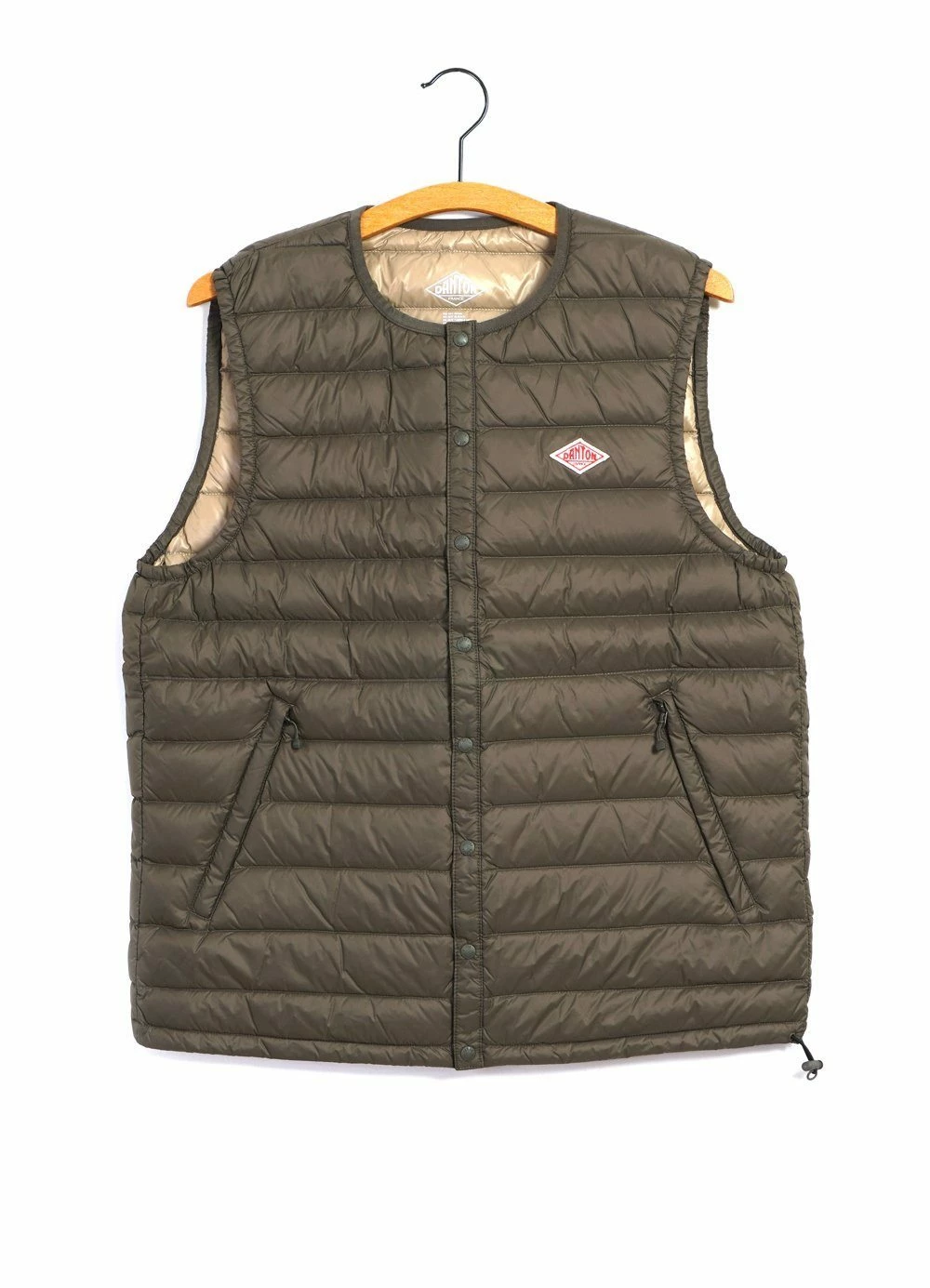 Danton NYLON TAFFETA | Padded Vest | Olive 1 Danton NYLON TAFFETA | Padded Vest | Olive