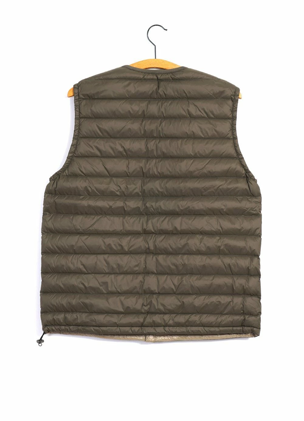 Danton NYLON TAFFETA | Padded Vest | Olive 2 Danton NYLON TAFFETA | Padded Vest | Olive - Image 2